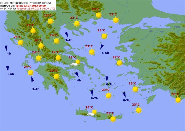 Καταιγίδες και Μποφόρ και σήμερα