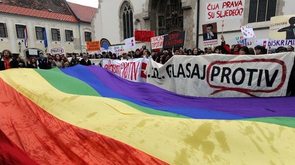 Κατά των gay τάχθηκαν στο δημοψήφισμα οι Κροάτες