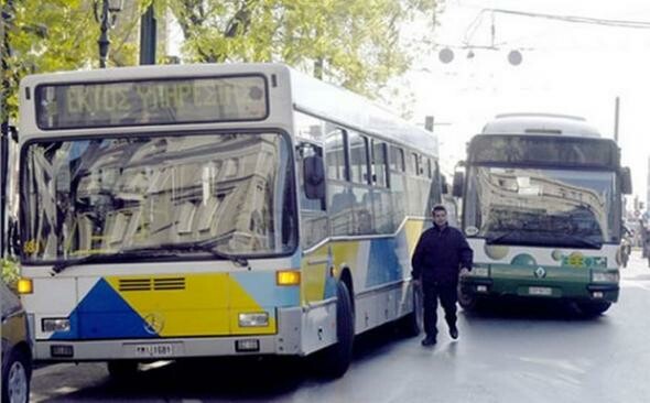 Στους δρόμους σήμερα τα λεωφορεία