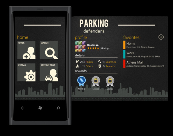 Ένα νέο ελληνικό application για smart phones σου βρίσκει θέση πάρκινγκ.