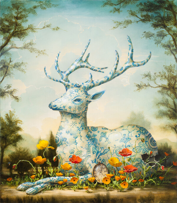 Ο Kevin Sloan ζωγραφίζει ονειρικούς κόσμους αλλά πατάει γερά στην γη