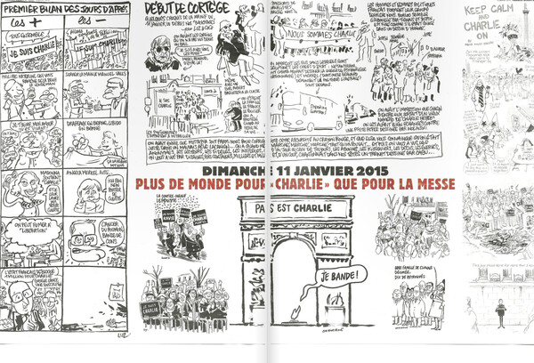 Δείτε τα νέα σκίτσα από τo καινούργιο Charlie Hebdo