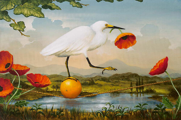 Ο Kevin Sloan ζωγραφίζει ονειρικούς κόσμους αλλά πατάει γερά στην γη