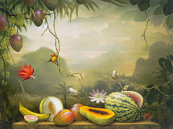 Ο Kevin Sloan ζωγραφίζει ονειρικούς κόσμους αλλά πατάει γερά στην γη