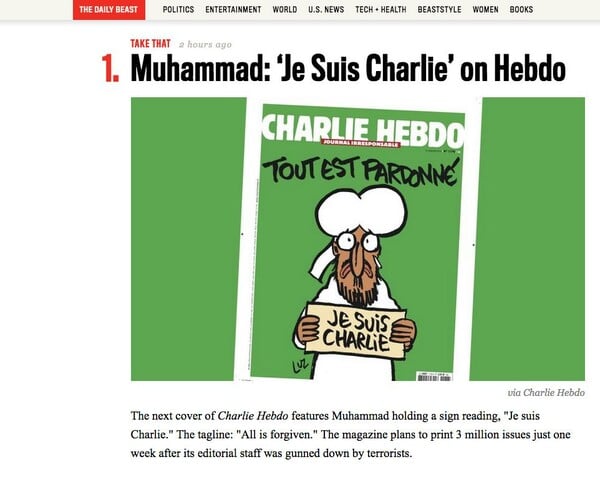 Ποια media δεν δημοσιεύουν το νέο εξώφυλλο του Charlie Hebdo