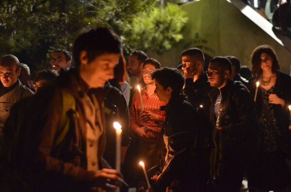 30 φωτογραφίες απ' την πορεία για την Παγκόσμια Ημέρα Μνήμης Διεμφυλικών