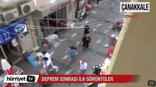 Η στιγμή του σεισμού στην Τουρκία