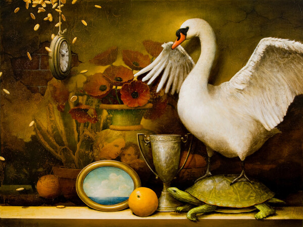 Ο Kevin Sloan ζωγραφίζει ονειρικούς κόσμους αλλά πατάει γερά στην γη