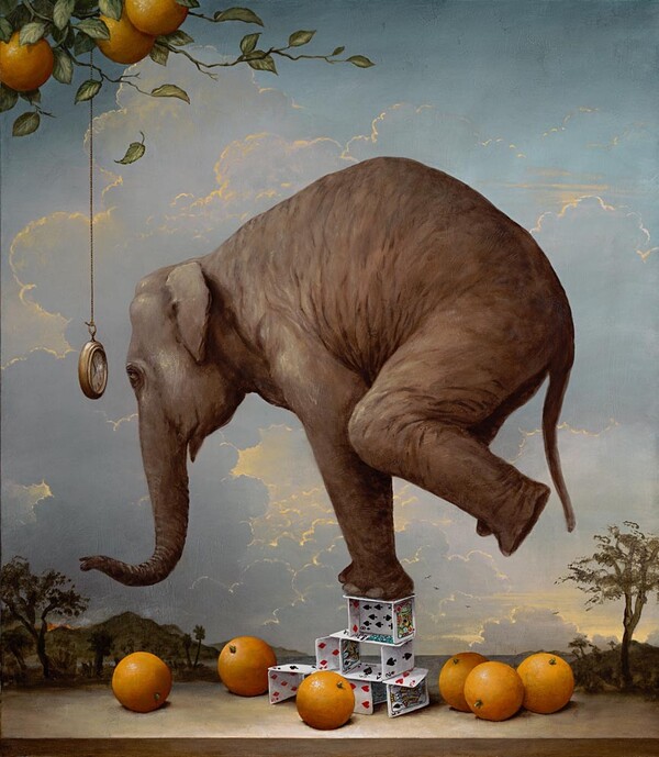 Ο Kevin Sloan ζωγραφίζει ονειρικούς κόσμους αλλά πατάει γερά στην γη