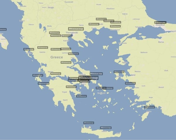 Πώς έγινε η έκρηξη του #ThisIsACoup στο ελληνικό Twitter