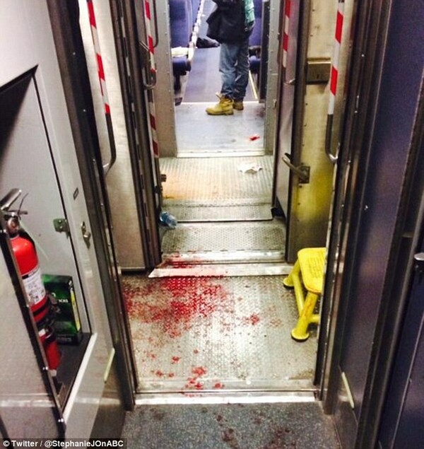 HΠΑ: Επιβάτης τρένου άρχισε ξαφνικά να μαχαιρώνει τους συνεπιβάτες