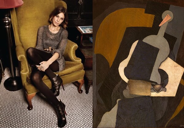 Alexa Chung + Art: Τι δουλειά έχουν τα έργα του Πικάσο δίπλα σε ένα μοντέλο;