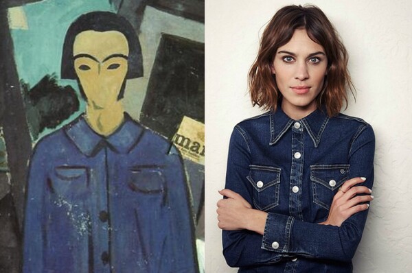 Alexa Chung + Art: Τι δουλειά έχουν τα έργα του Πικάσο δίπλα σε ένα μοντέλο;