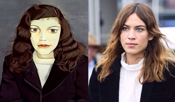 Alexa Chung + Art: Τι δουλειά έχουν τα έργα του Πικάσο δίπλα σε ένα μοντέλο;