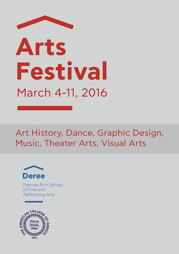 Arts Festival 2016 στο Deree – The American College of Greece