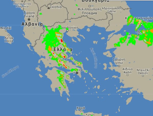 Δείτε πού αναμένονται χιονοπτώσεις για το υπόλοιπο της ημέρας