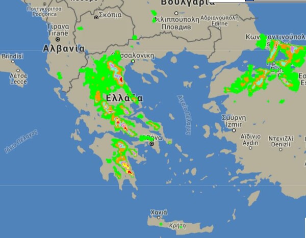 Δείτε πού αναμένονται χιονοπτώσεις για το υπόλοιπο της ημέρας