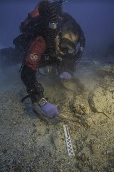 Ναυάγιο των Αντικυθήρων: Βρέθηκαν κρανίο και οστά ατόμου που είχε εγκλωβιστεί κατά τη βύθισή του πλοίου