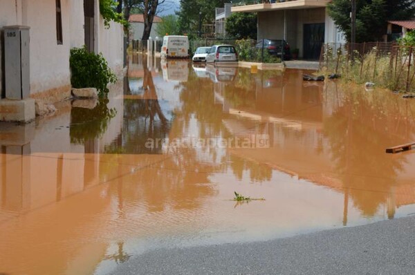 Σε κατάσταση εκτάκτου ανάγκης κηρύχθηκαν Τρίπολη, Μεγαλόπολη, Β.Κυνουρία και Γορτυνία