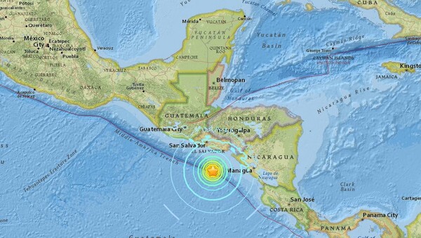 Ισχυρή σεισμική δόνηση 7,2 ρίχτερ στο Ελ Σαλβαδόρ - Προειδοποίηση για τσουνάμι