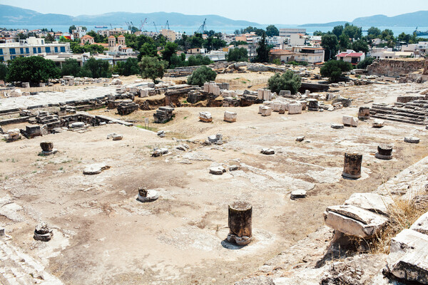 Μια ζεστή μέρα πήγαμε στο μουσείο της Ελευσίνας