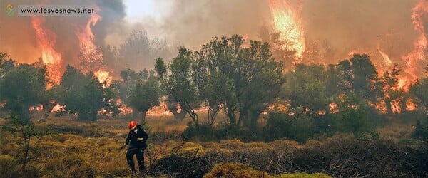 Σήμερα τέθηκε υπό έλεγχο η πυρκαγιά στη Μόρια