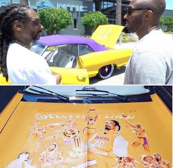 Ο Snoop Dogg δώρισε στον Kobe Bryant για την "συνταξιοδότησή" του το πιο κιτς κάμπριο αυτοκίνητο