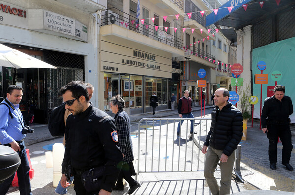 Ο νέος χρωματιστός πεζόδρομος στο κέντρο της Αθήνας