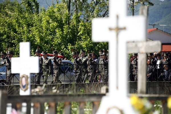 Θρήνος στην Καρδίτσα για τον συνταγματάρχη Θωμά Αδάμου