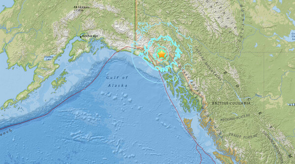 Ισχυρός σεισμός 6,5 ρίχτερ στην Αλάσκα