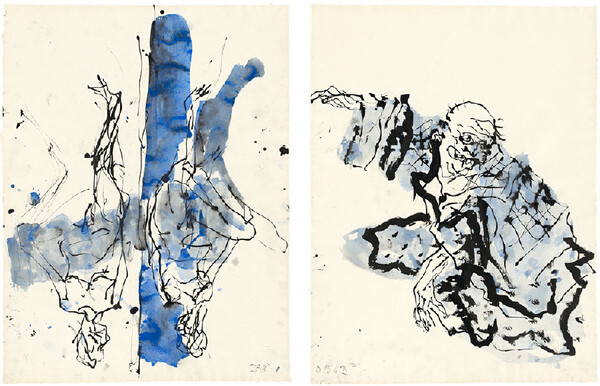 Στην παρουσίαση «Recent works on paper» του Georg Baselitz και στη δίνη του υπεργήρατος