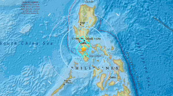 Φιλιππίνες: Σεισμός 5,7 Ρίχτερ στην επαρχία Λουζόν