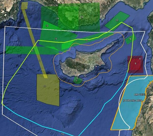 Τουρκική άσκηση με πραγματικά πυρά ανοικτά της Αγίας Νάπας στην Κύπρο