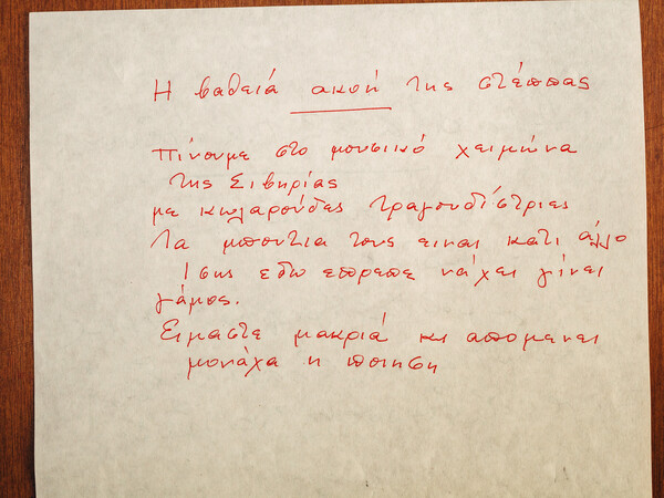 Τα άγνωστα χειρόγραφα από το αρχείο του ποιητή Νίκου Καρούζου