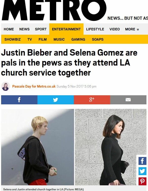 Justin Bieber και Selena Gomez είναι και πάλι ζευγάρι και πάνε όλη την ώρα στην εκκλησία