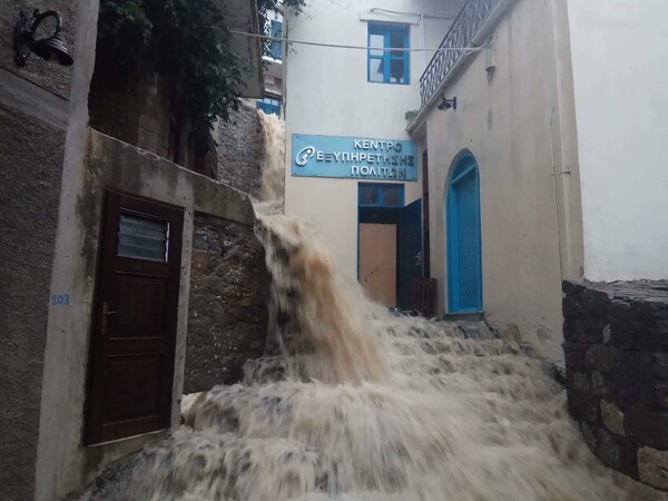 Σε κατάσταση έκτακτης ανάγκης η Σαμοθράκη - Μεγάλες καταστροφές από την κακοκαιρία