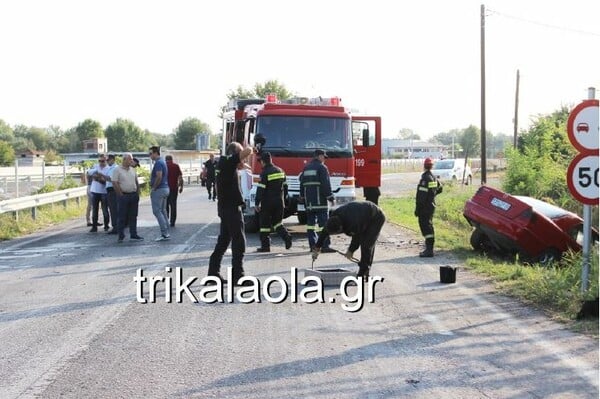 Θανατηφόρο τροχαίο κοντά στα Τρίκαλα: Σφοδρή σύγκρουση ΙΧ, που στο ένα επέβαιναν και ανήλικα παιδιά