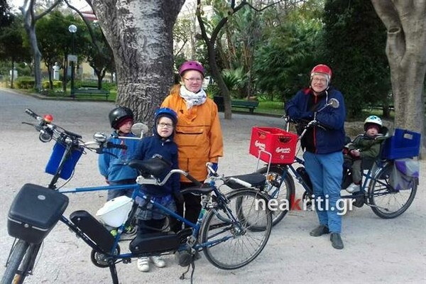 Οικογένεια από τη Φινλανδία έφτασε στα Χανιά μετά από 7 μήνες, διασχίζοντας με ποδήλατα την Ευρώπη