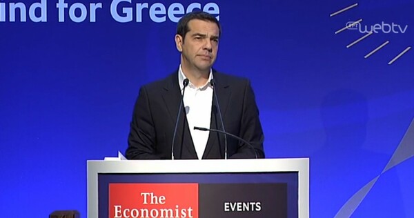 Τσίπρας στο συνέδριο Economist: Επιτυχία για την Ελλάδα η συμφωνία με την ΠΓΔΜ