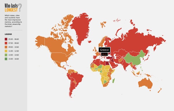 Πόσο γρήγορα «ολοκληρώνει» τη σεξουαλική πράξη ο Έλληνας;