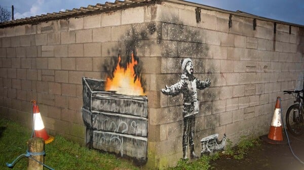 Νέο, συγκλονιστικό έργο του Banksy στην Ουαλία