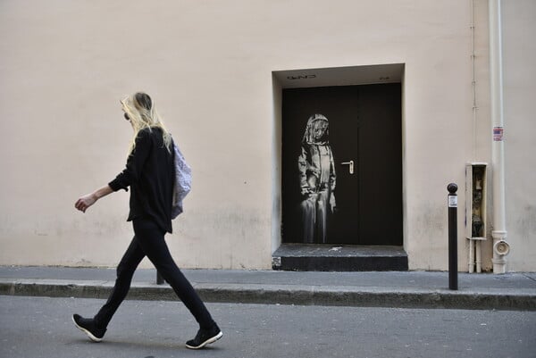 Έργο του Banksy που είχε κλαπεί από το Μπατακλάν, βρέθηκε στην Ιταλία