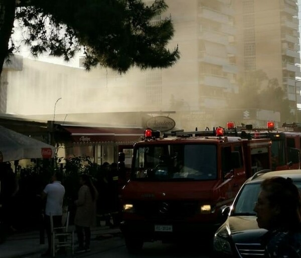 Φωτιά στο Χολαργό - Ξέσπασε σε καμινάδα ψητοπωλείου