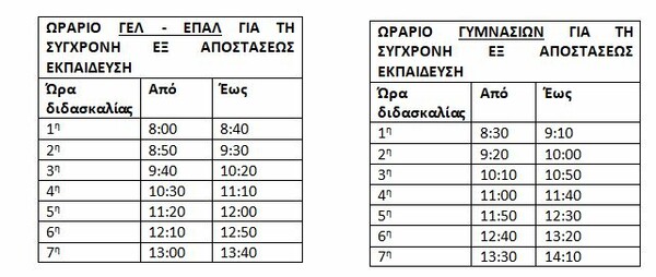 Lockdown: Έτσι θα λειτουργήσει η τηλεκπαίδευση σε Γυμνάσια, Λύκεια, ΕΠΑΛ - Οι οδηγίες του υπ. Παιδείας