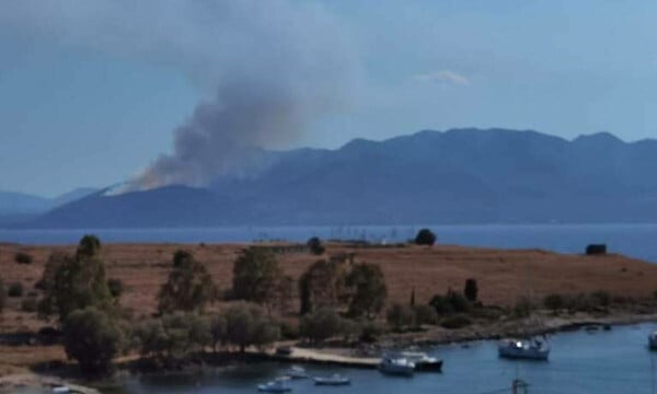 Φωτιά στα Μέθανα: Ενισχύθηκαν οι πυροσβεστικές δυνάμεις- Κάηκε ένα σπίτι