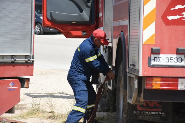 Φωτιά στον δήμο Αχαρνών λόγω κεραυνών- Διάσπαρτες εστίες 