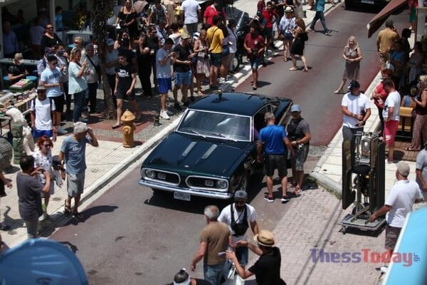 Θεσσαλονίκη: Στα γυρίσματα της ταινίας του Μπαντέρας [ΕΙΚΟΝΕΣ & ΒΙΝΤΕΟ]