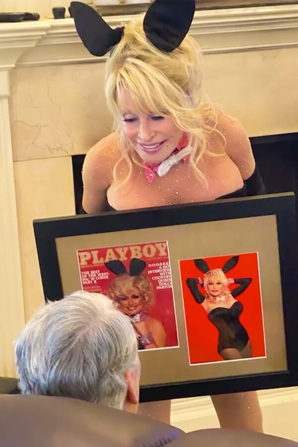 Dolly Parton Recreates Her 1978 Playboy Cover in Honor of Husband Carl Thomas Dean's Birthday