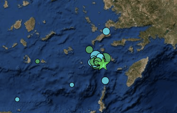 Σεισμός 4 Ρίχτερ ανοικτά της Νισύρου