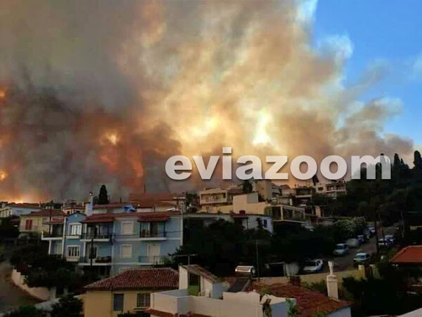 Τέσσερα μέτωπα στη Λίμνη Εύβοιας: Ξεκίνησαν ρίψεις τα αεροσκάφη- Μάχη με τις αναζωπυρώσεις